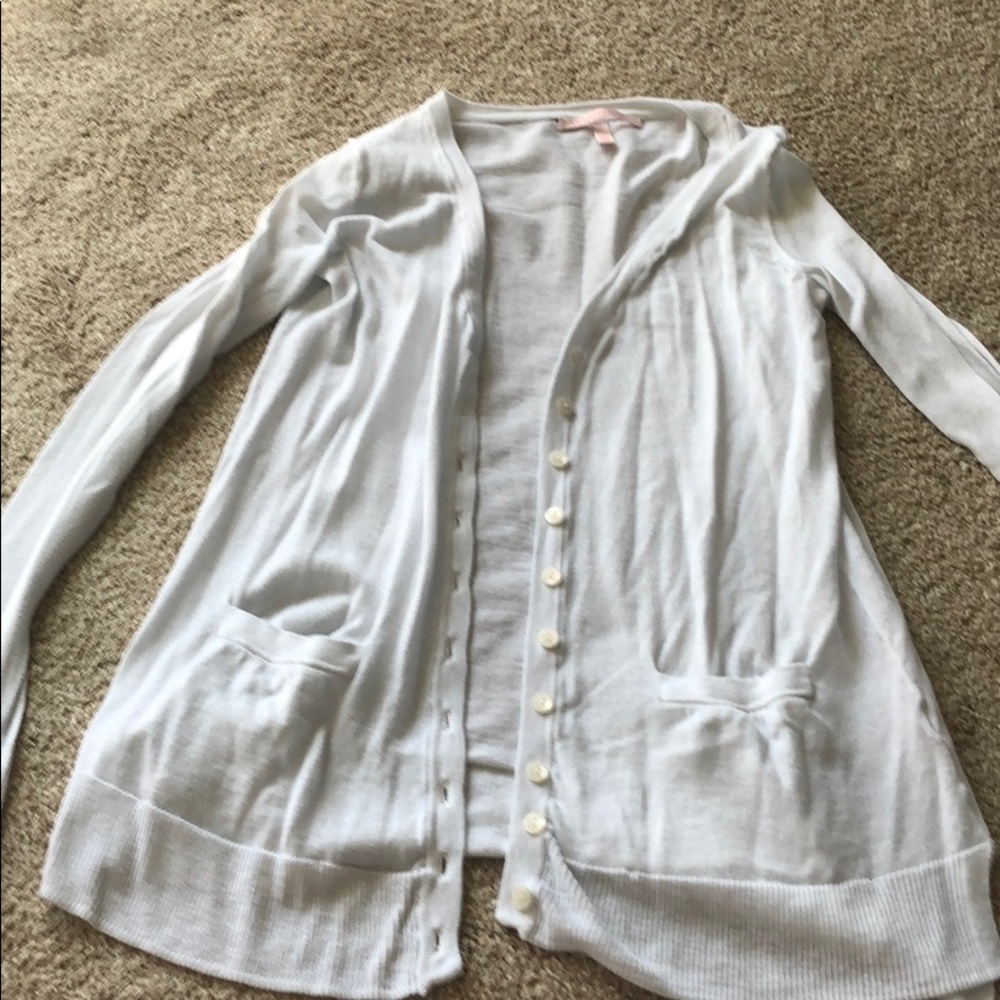 Barely used white cardigan from VS
